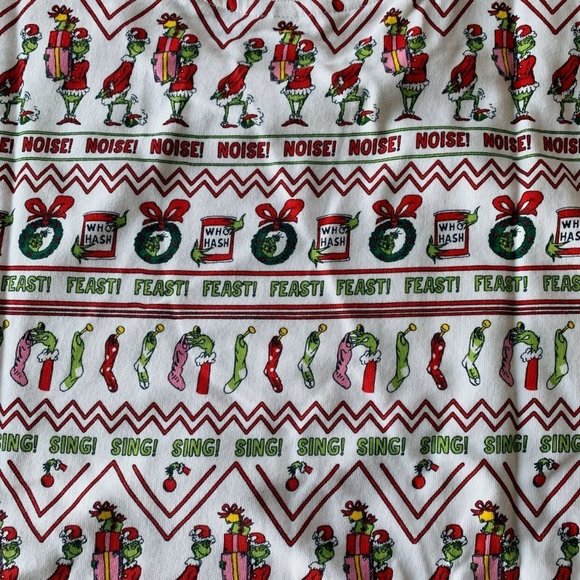 NEW Hanna Andersson Adult Unisex Dr. Seuss Grinch Holiday Sweatshirt XL - Picture 3 of 10